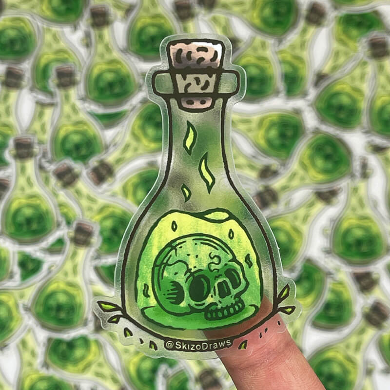 The Elixir | Transparent Sticker