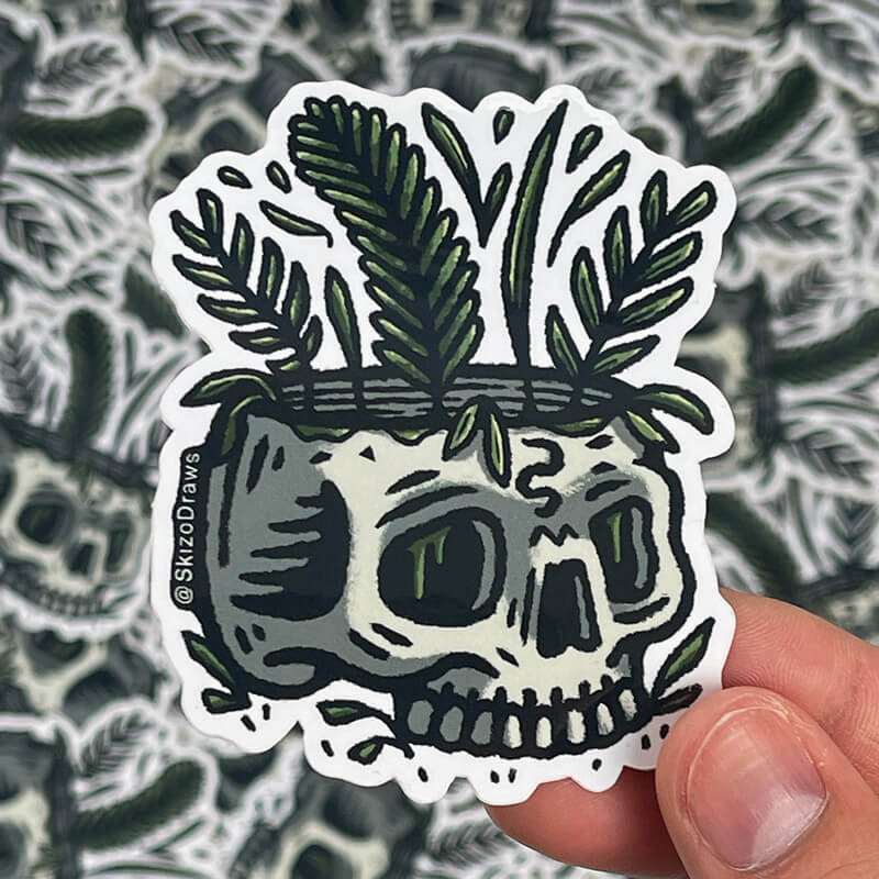 Overgrown | Vinyl Sticker
