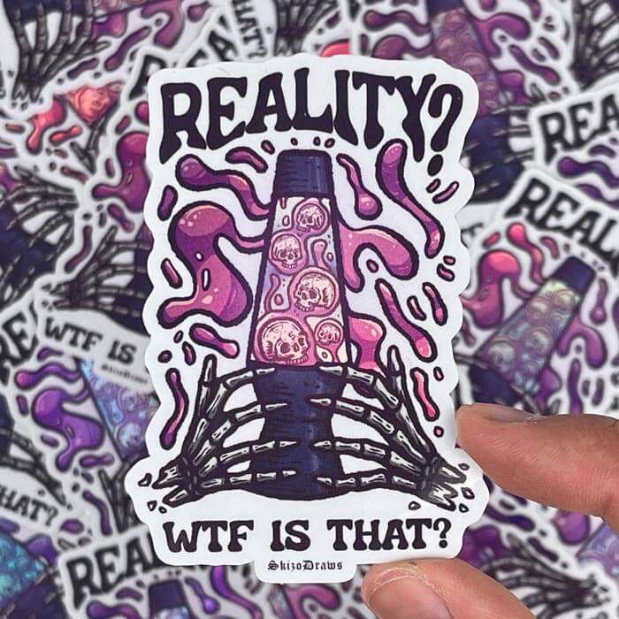 Reality | Holographic Sticker